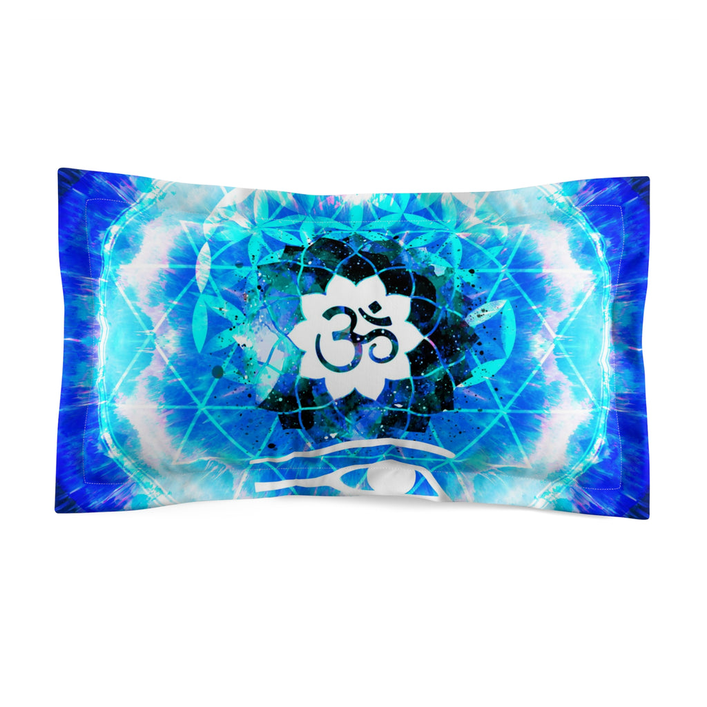 Amen Jin's Blue Sun Fairy Om Meditations Pillow Sham