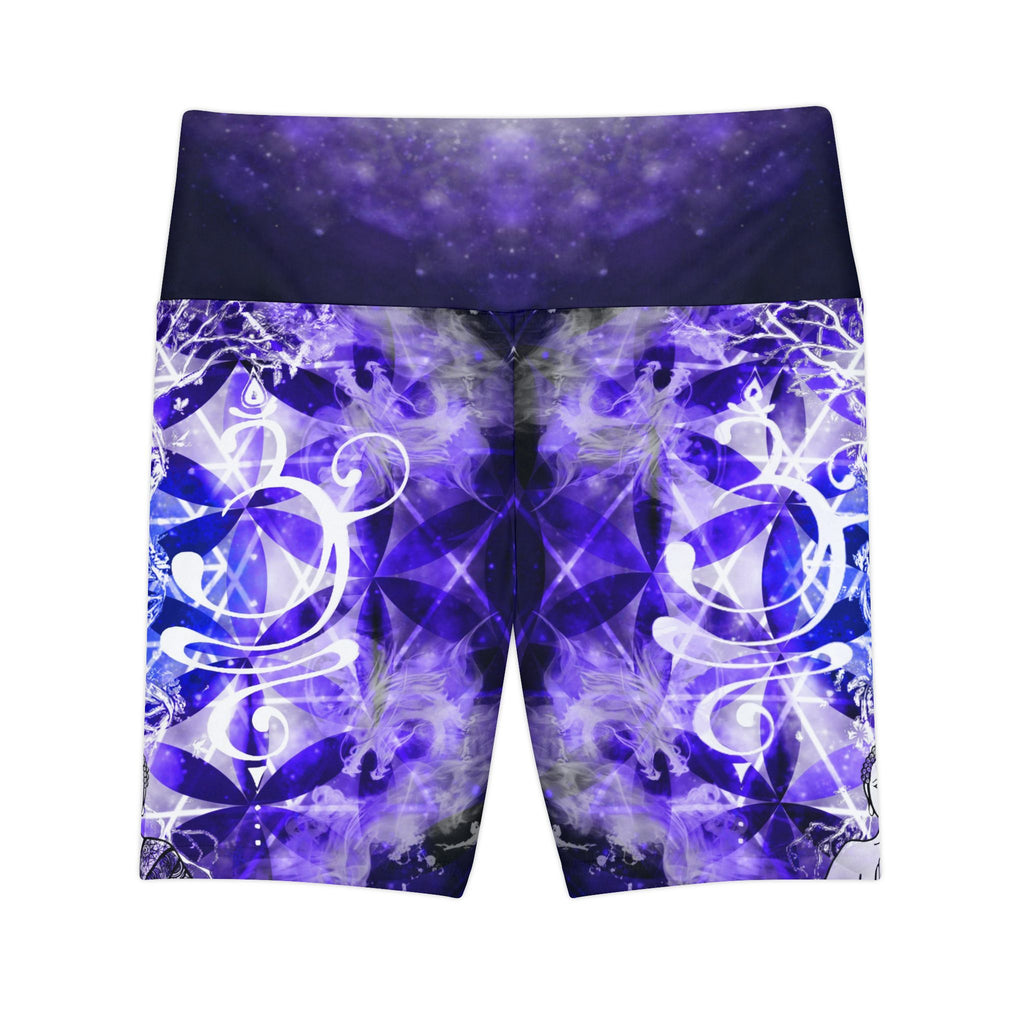 Katerina's We Will Go Home Buddha Meditations Women's Workout Shorts