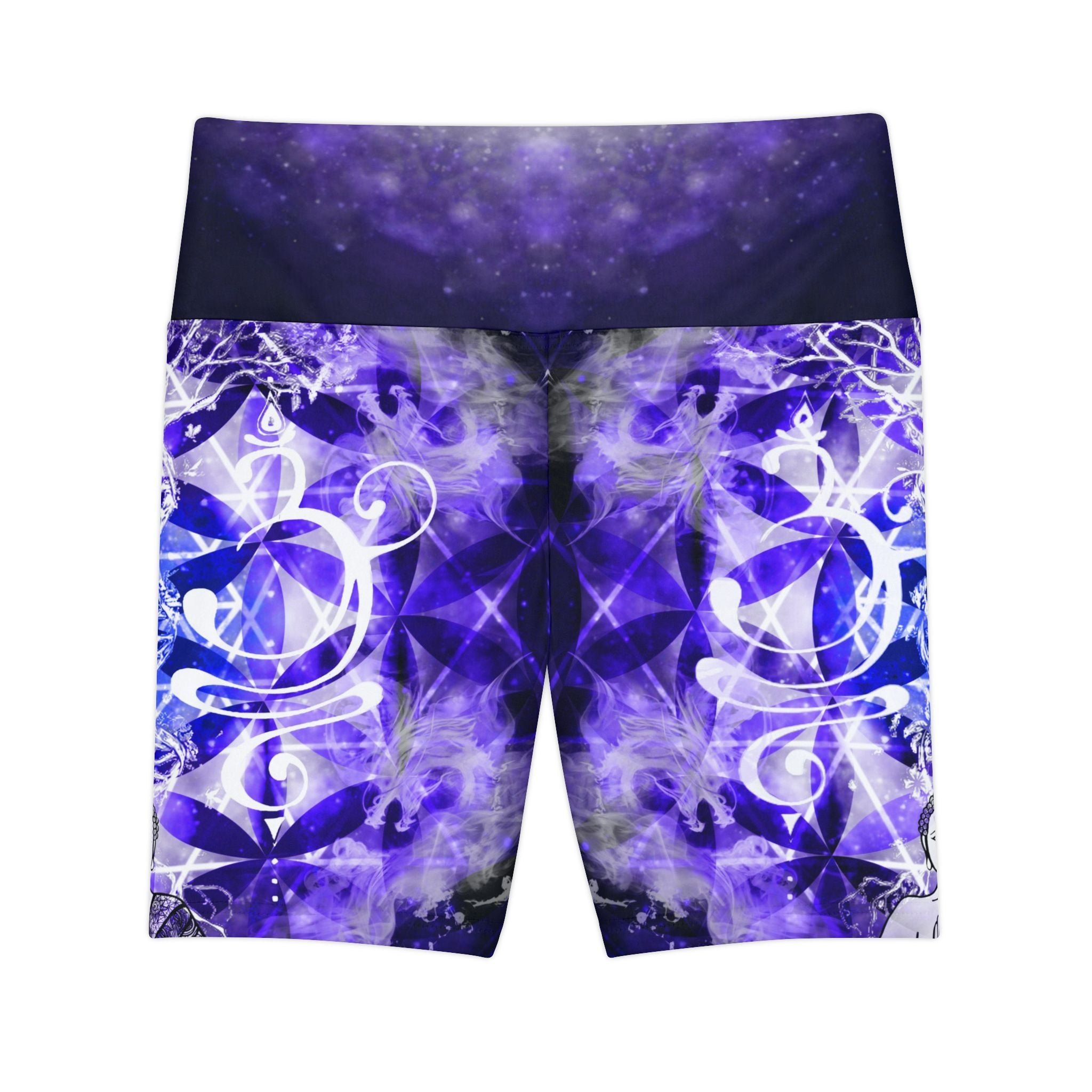 Katerina's We Will Go Home Buddha Meditations Women's Workout Shorts
