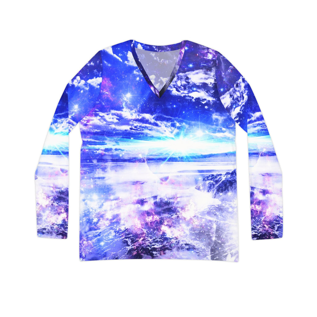 Iridescent DancingSea Dreams Women's Long Sleeved Shirt