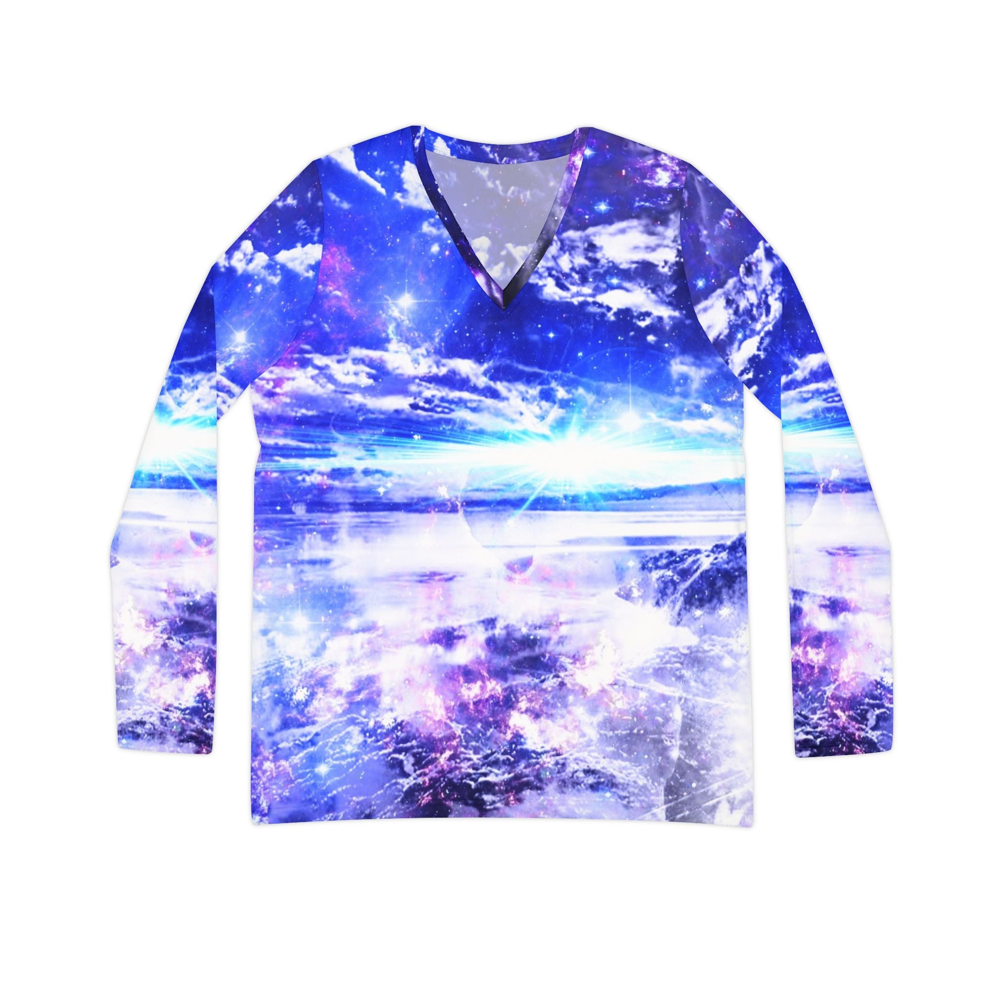 Iridescent DancingSea Dreams Women's Long Sleeved Shirt