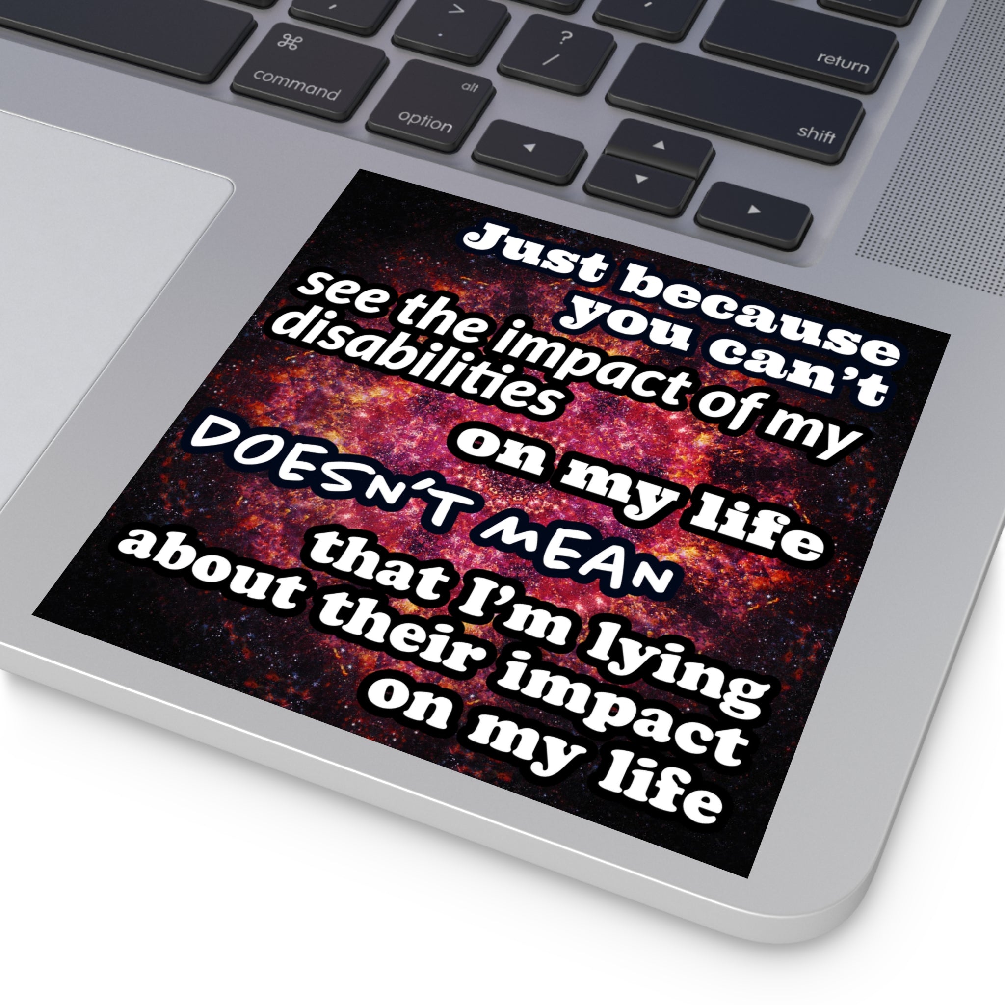 Katerina's Battle Symphony Desires 2023 "Just Because You Can't" Square Stickers, Indoor\Outdoor