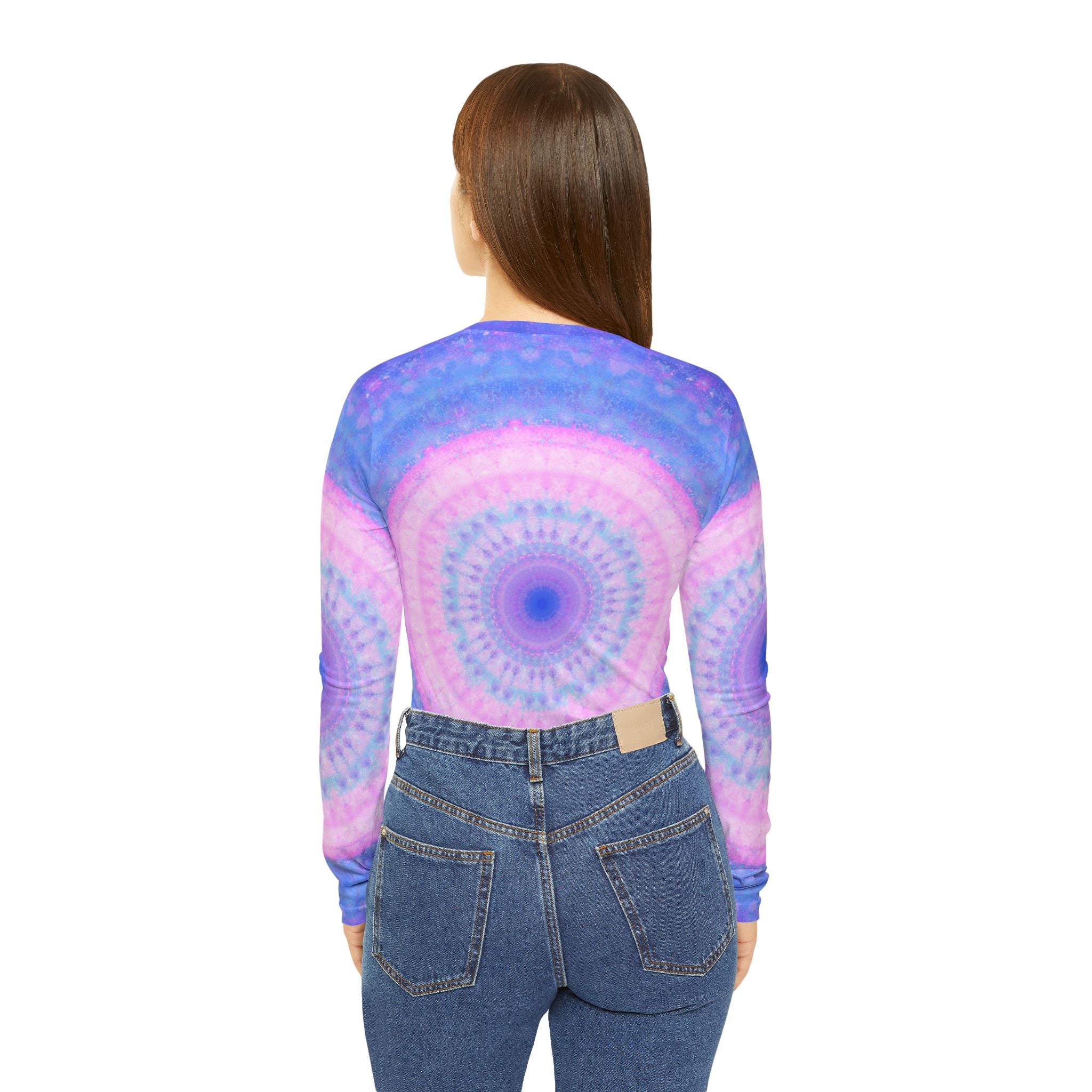 Ad Amorem Amisi Mercy Mirror Desires Long Sleeve V-neck Shirt