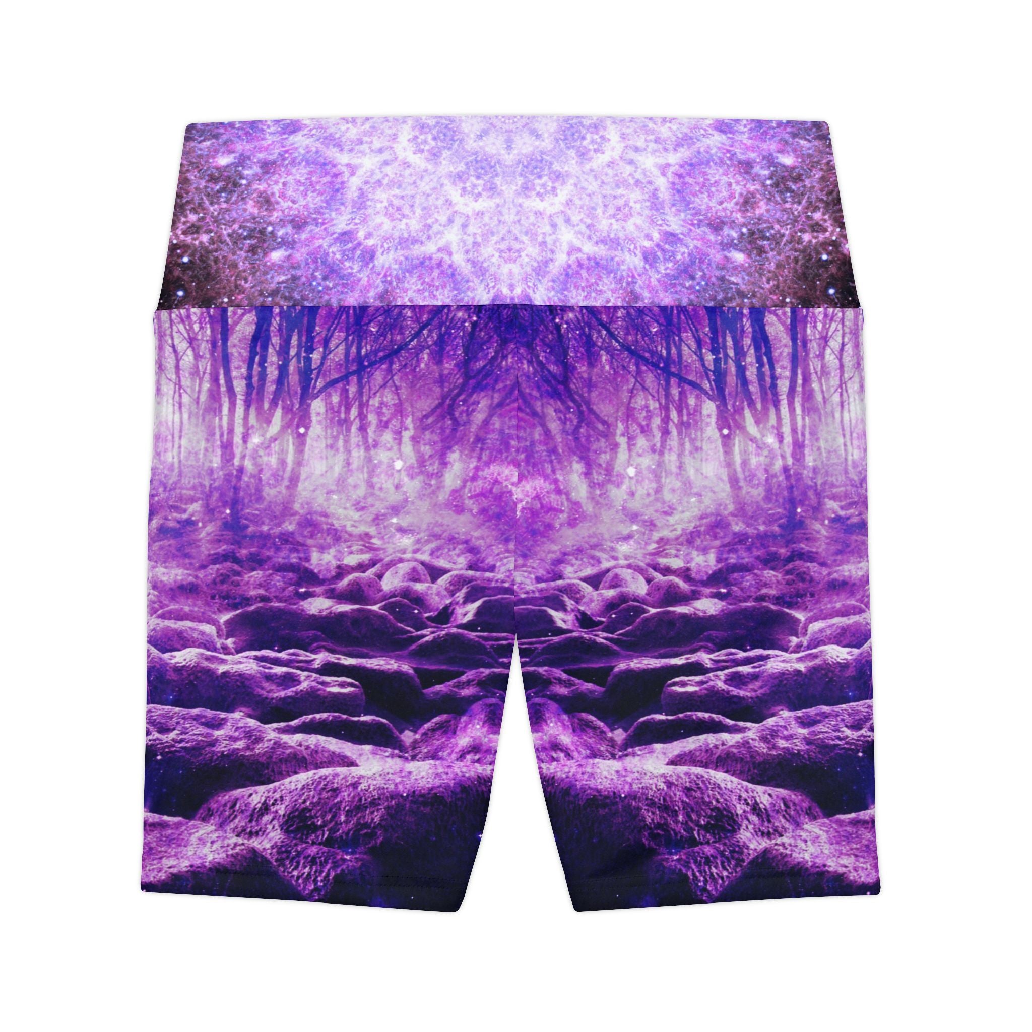 Sahasrara Desires Clearing in the Forest Dreams Women's Workout Shorts