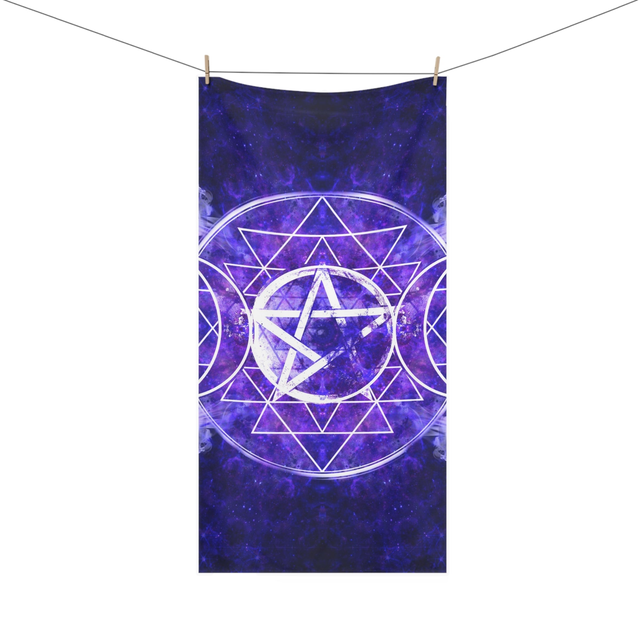 Katerina's Dragon's Eye Triple Goddess Meditations Mink-Cotton Towel
