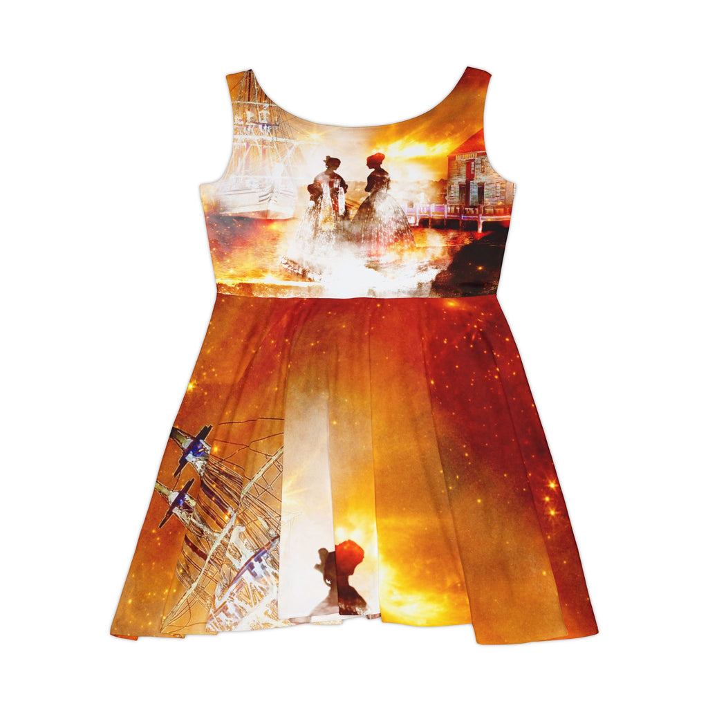 Samhain Eve Salem Harbor Dreams Women's Skater Dress