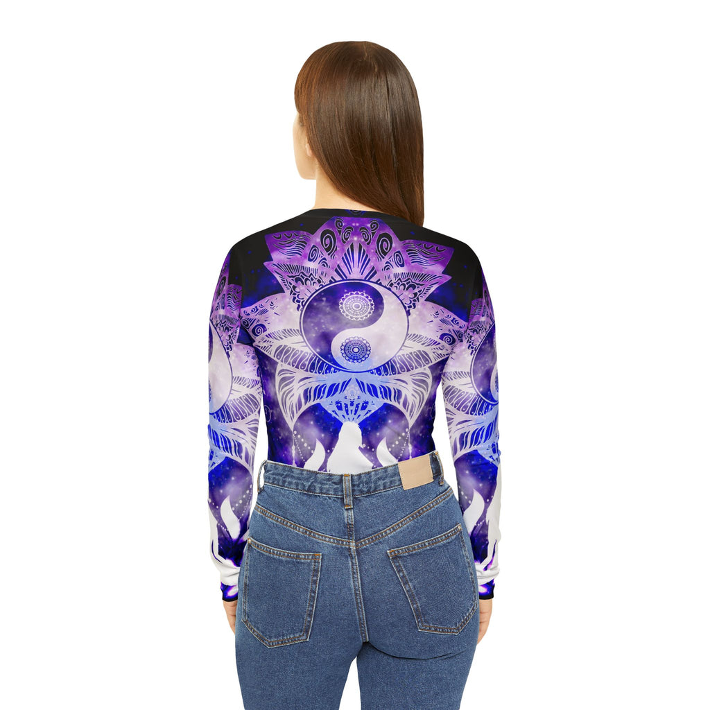 Katerina's We Will Go Home Lotus Meditations Women's Long Sleeve V-neck Shirt
