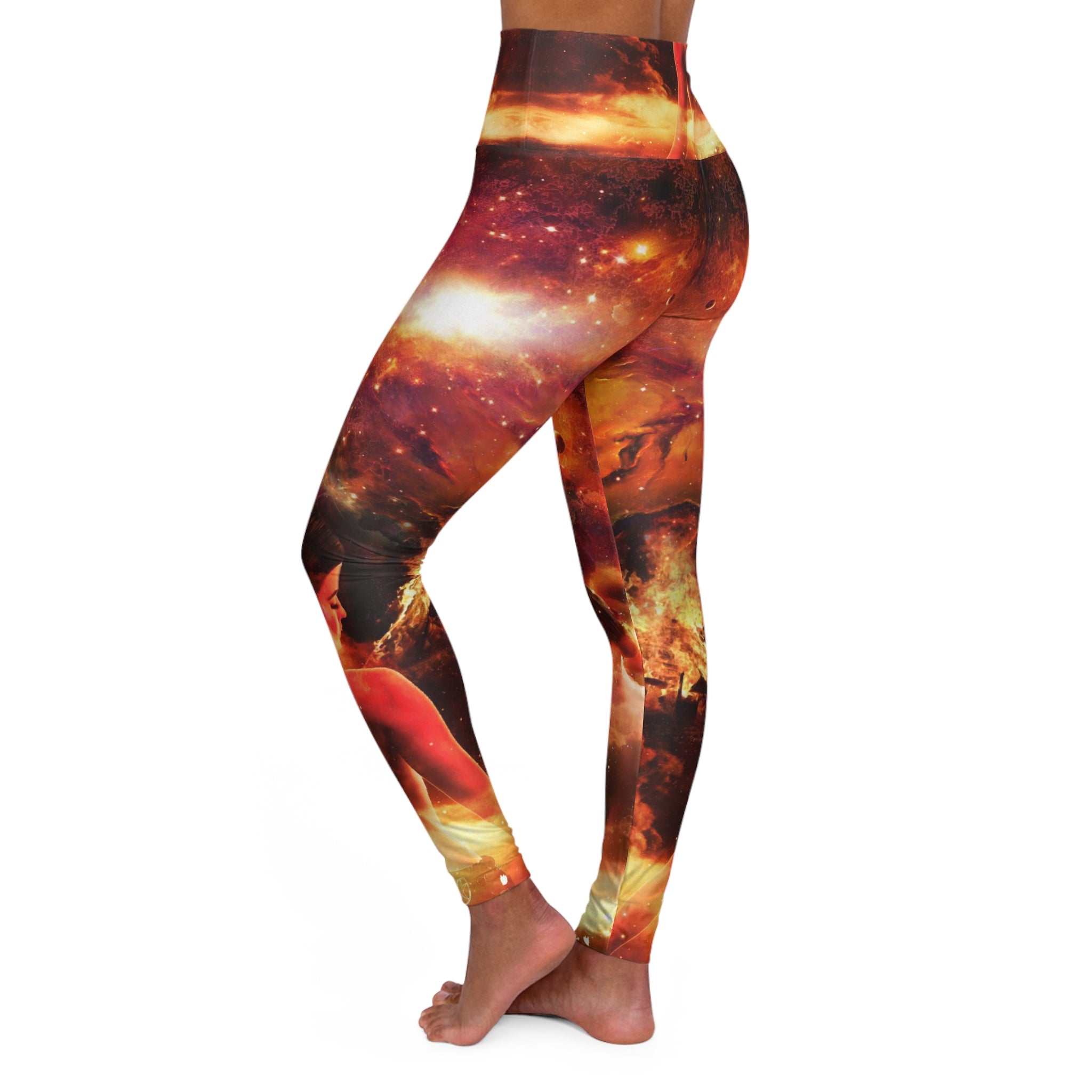 Samhain Magical Night Dreams High Waisted Yoga Leggings