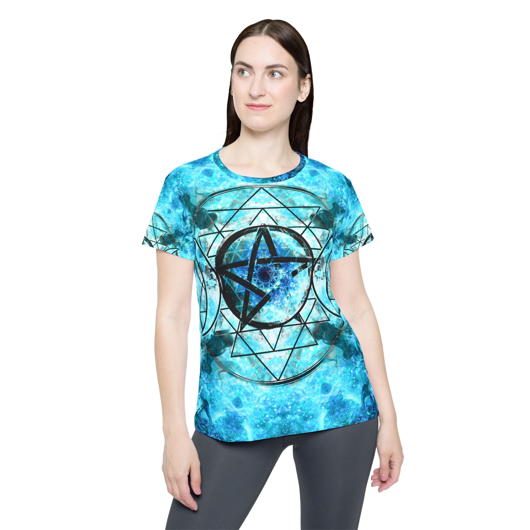Amen Jin's All the White Horses Triple Goddess Meditations Women's Sport Jersey