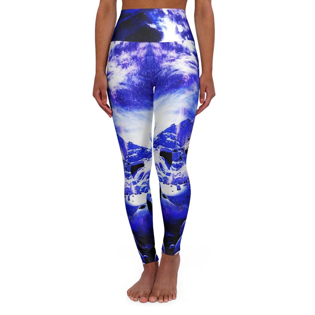 Yule Night Dreams High Waisted Yoga Leggings