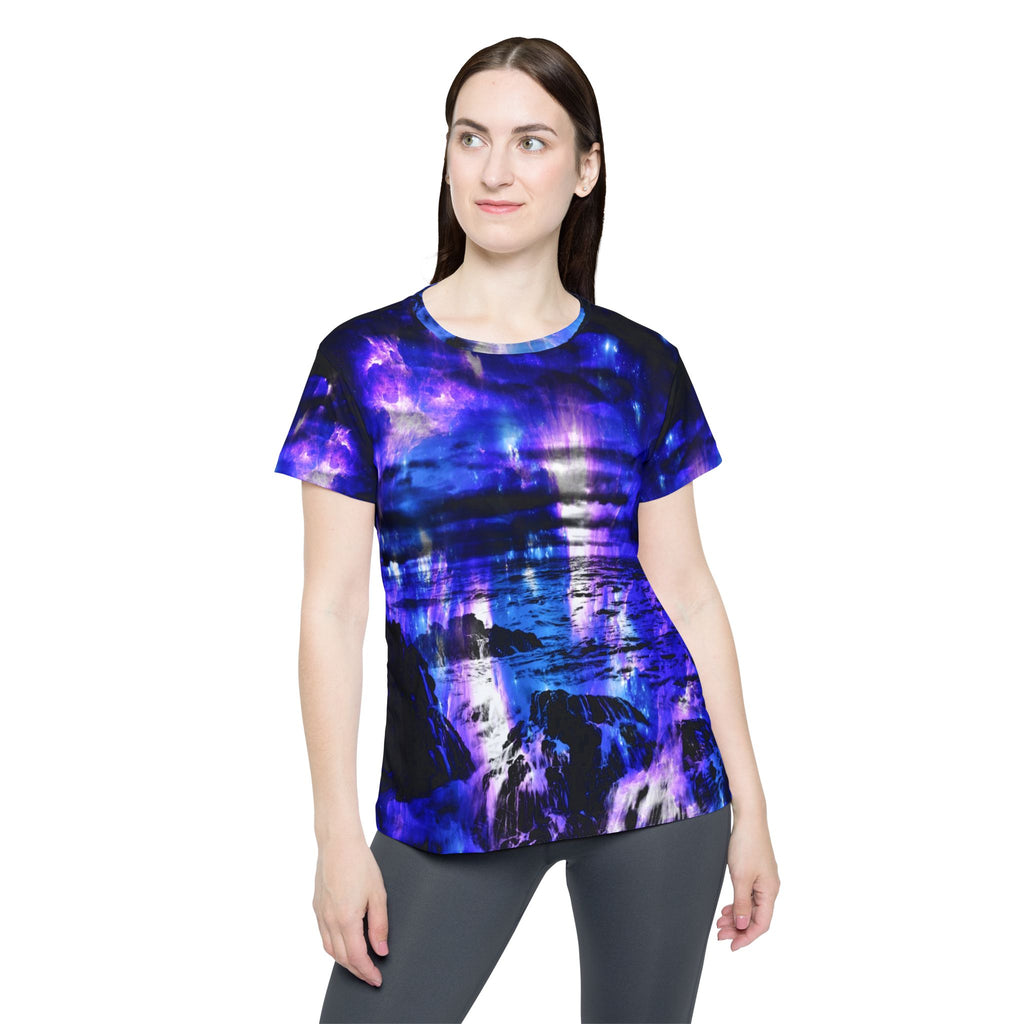 Amethyst Sapphire Cosmic Falls Dreams Women's Sports Jersey