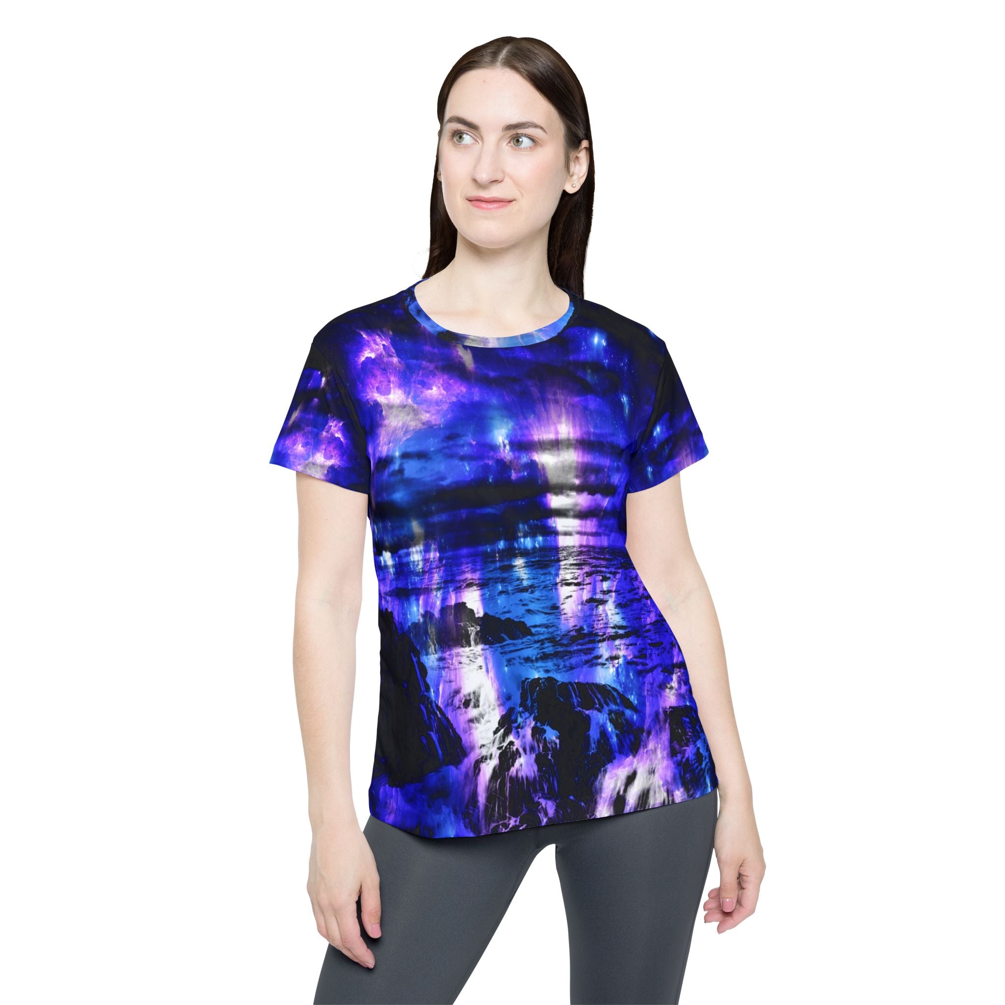 Amethyst Sapphire Cosmic Falls Dreams Women's Sports Jersey