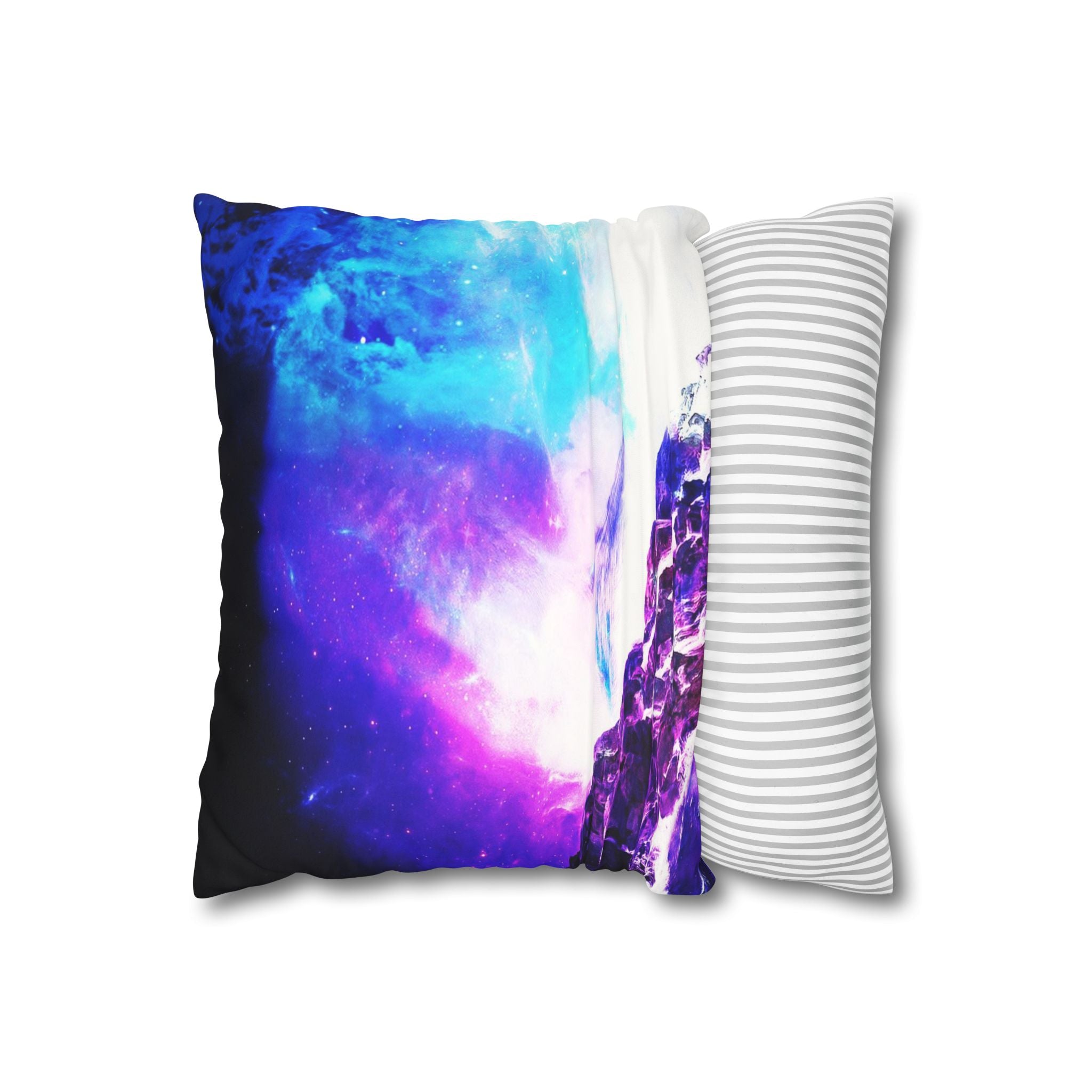 Creation's Heaven Serenity Bay Dreams Faux Suede Square Pillow Case
