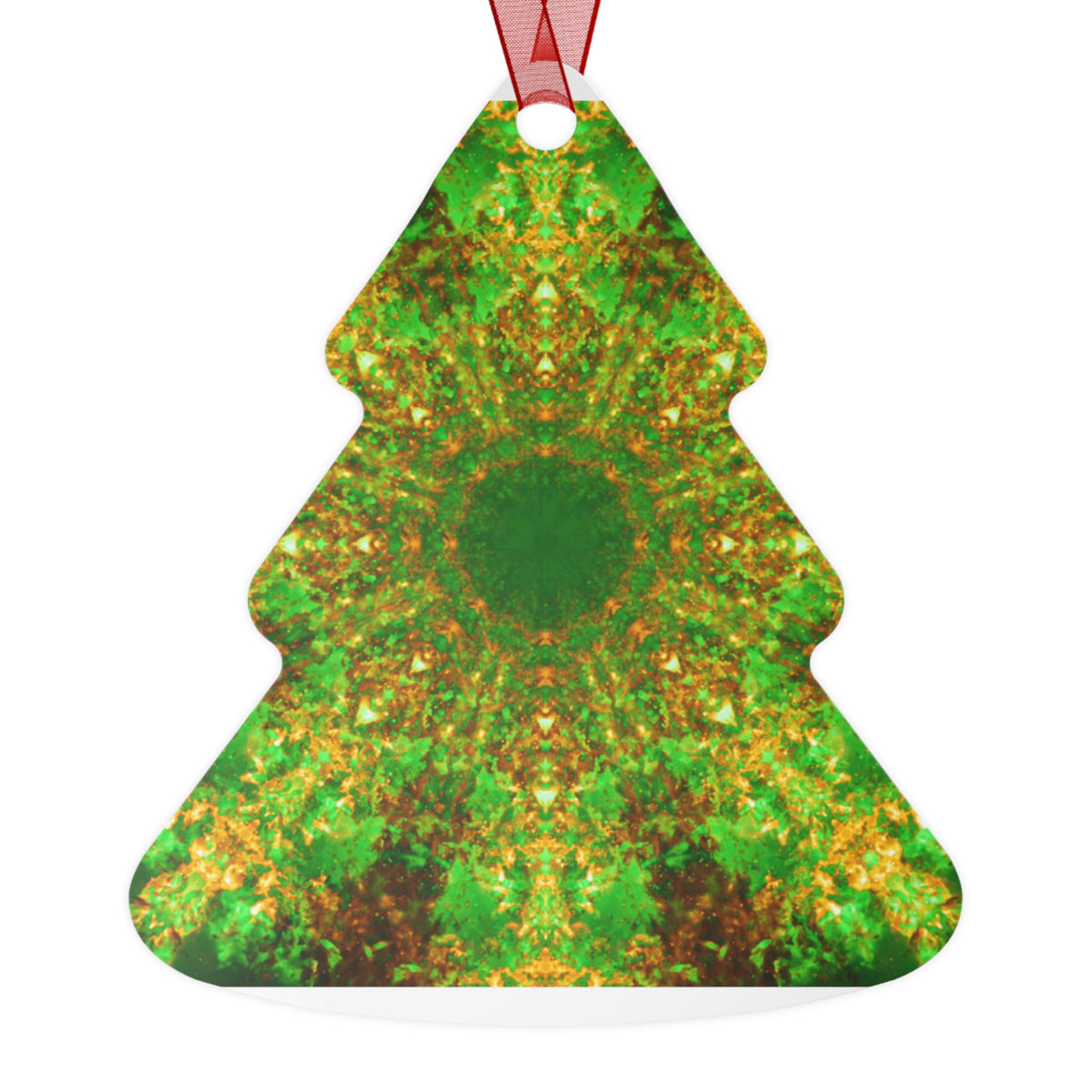 Katerina's Yule Lighted String Desires Metal Ornaments