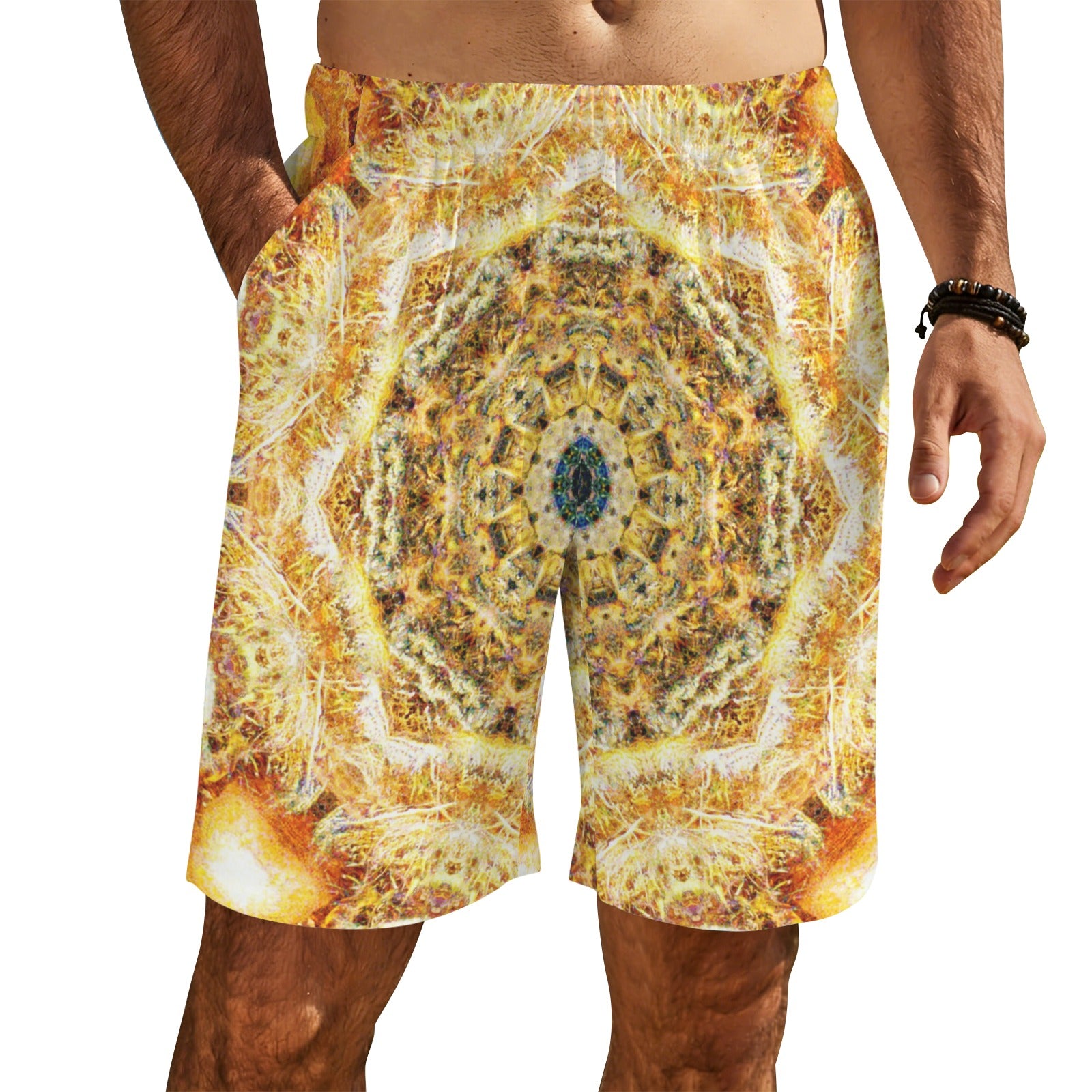 Katerina's Jupiter Desires Men's All Over Print Beach Shorts (Sets 26) | Ships from USA