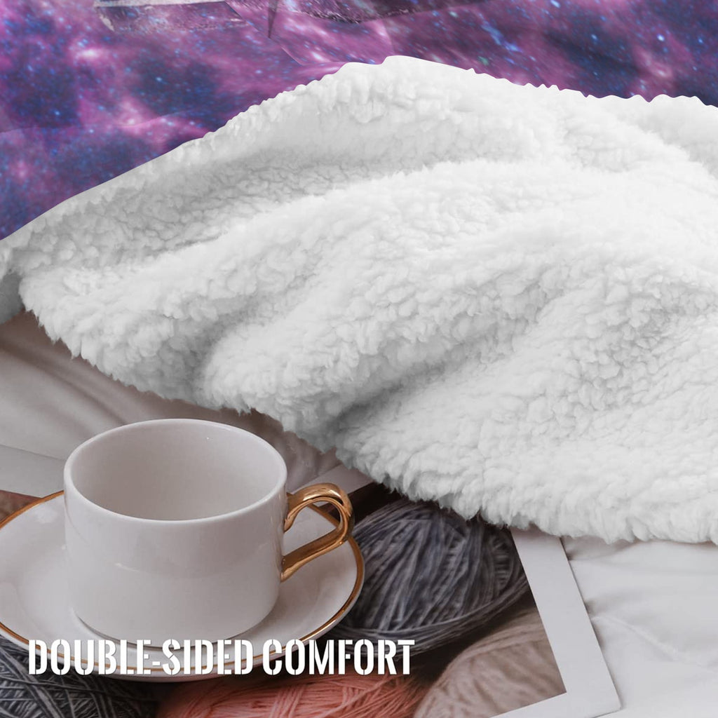 Katerina's Through Time & Space Doctor Desires Sherpa Fleece Blanket 30" x 40" | Ships from USA