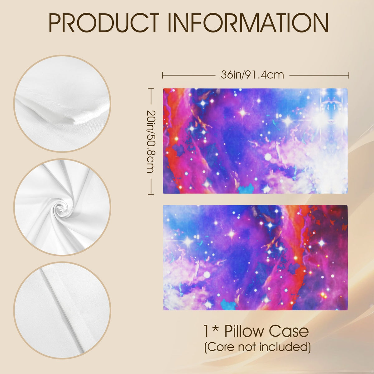 Katerina's Cassandra Desires Pillow Case 36" x 20"  | Ships from USA
