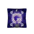 Katerina's Dragon's Eye Magickal Awakening Meditations Linen Throw Pillow 18" x 18" ( 1 Piece ) | Ships from USA