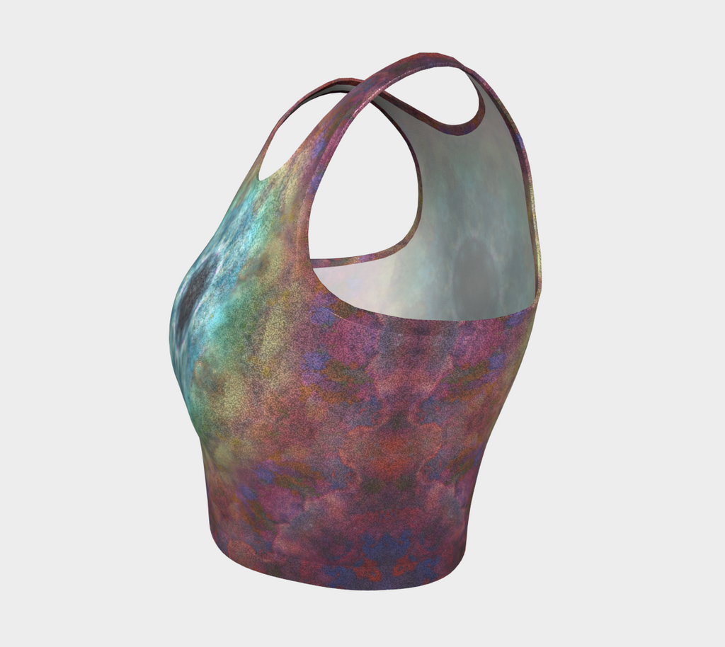 Spirited Marie Towards the Sun Desires Athletic Crop Top