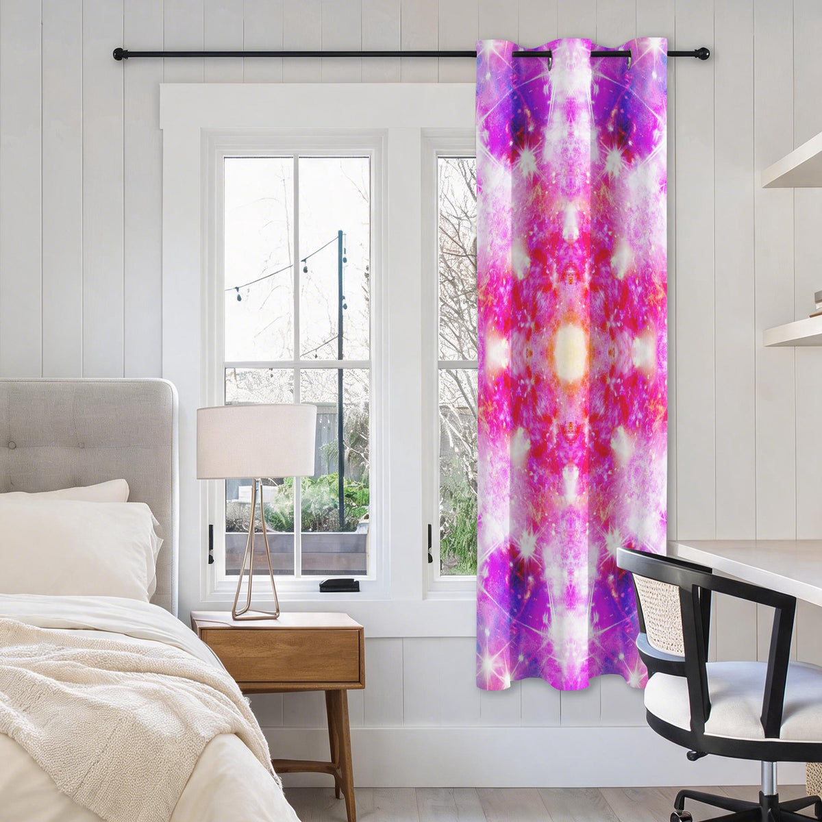 Katerina's Dreams of Angels Desires Grommet Curtain 42" x 63" ( 1 Piece ) | Ships from USA