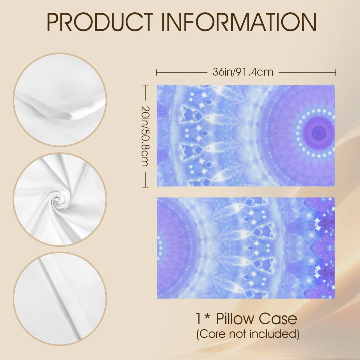 Katerina's Living on a Prayer Desires Pillow Case 36" x 20"  | Ships from USA