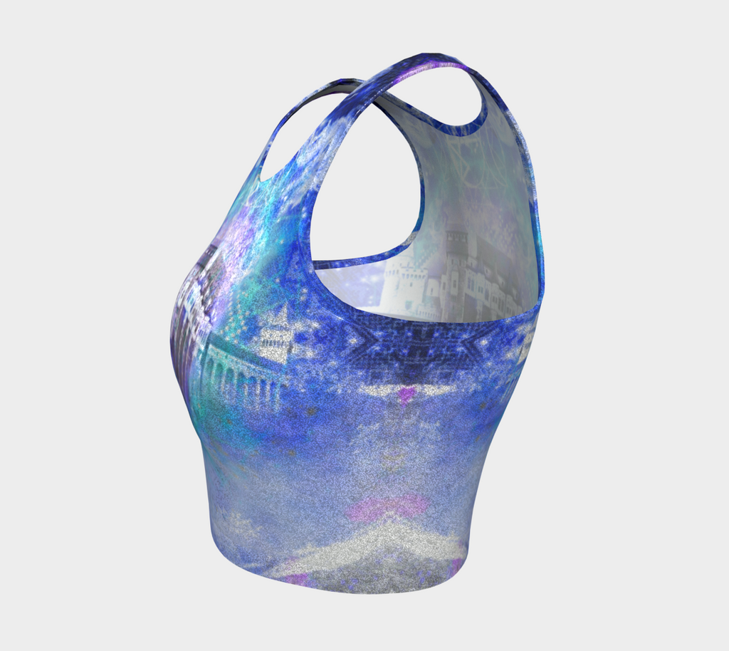 Amen Jin's Katerina's Eros & Psyche Dracularian Meditations Athletic Crop Top