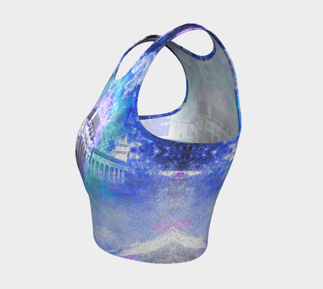 Amen Jin's Katerina's Eros & Psyche Dracularian Meditations Athletic Crop Top