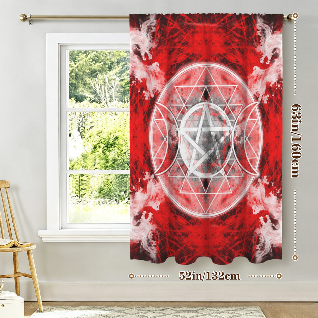 Katerina's Waiting for Hello Triple Goddess Meditations Window Curtain 52" x 63" ( 1 Piece ) | Ships from USA