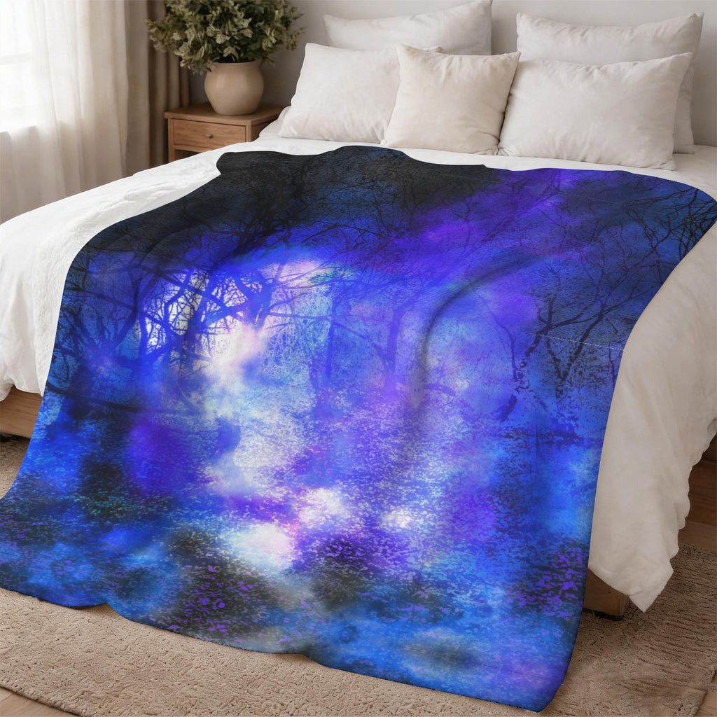 Katerina's Translyvanian Night Dreams Sherpa Fleece Blanket 60" x 80" | Ships from USA