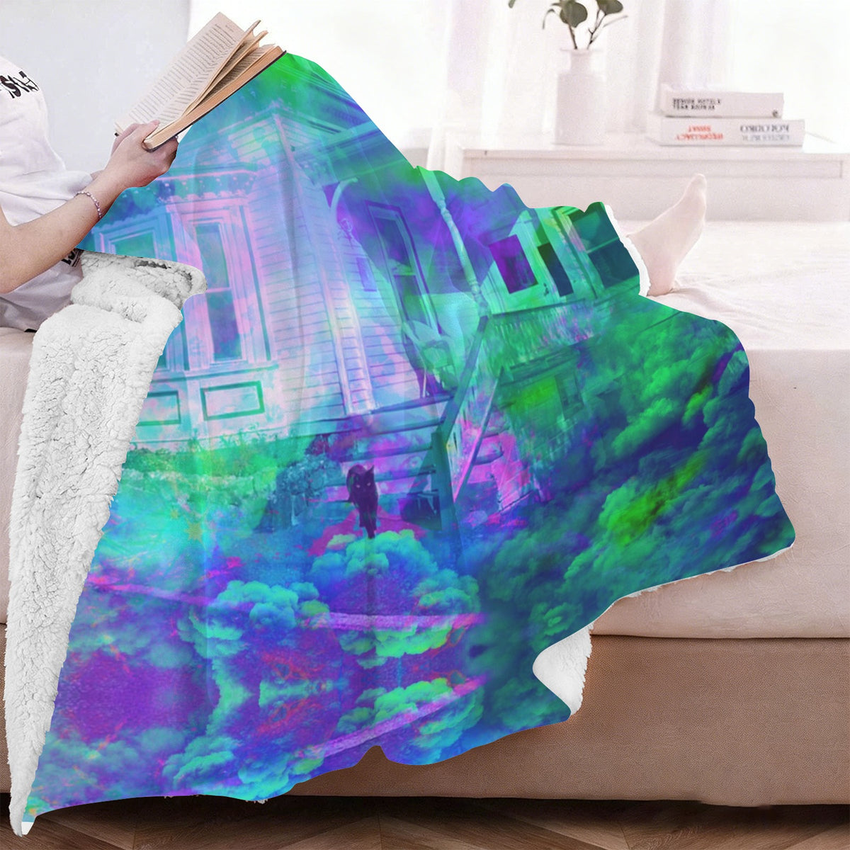 Katerina's Now & Forever Hocus Pocus Desires Sherpa Fleece Blanket 60" x 80" | Ships from USA