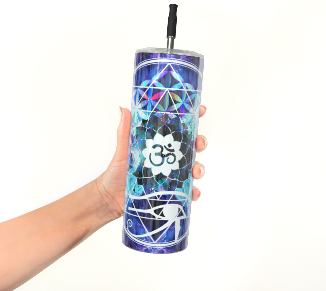 Amen Jin's Dragon's Gate Fairy Om Meditations Stainless Steel Tumbler