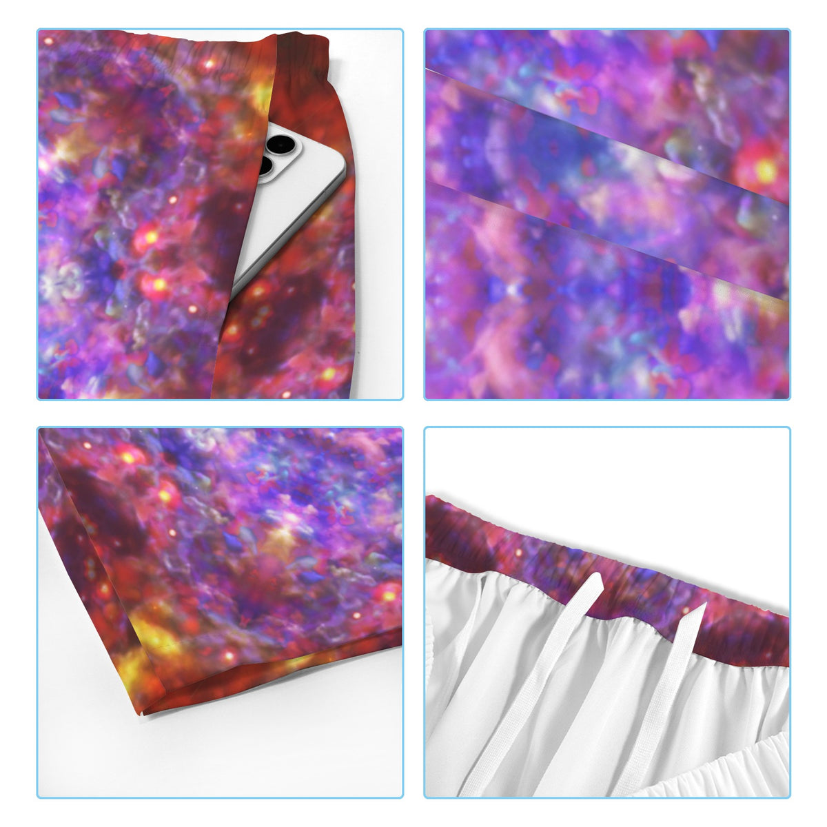 Katerina's Tears Desires Men's All Over Print Beach Shorts (Sets 26) | Ships from USA