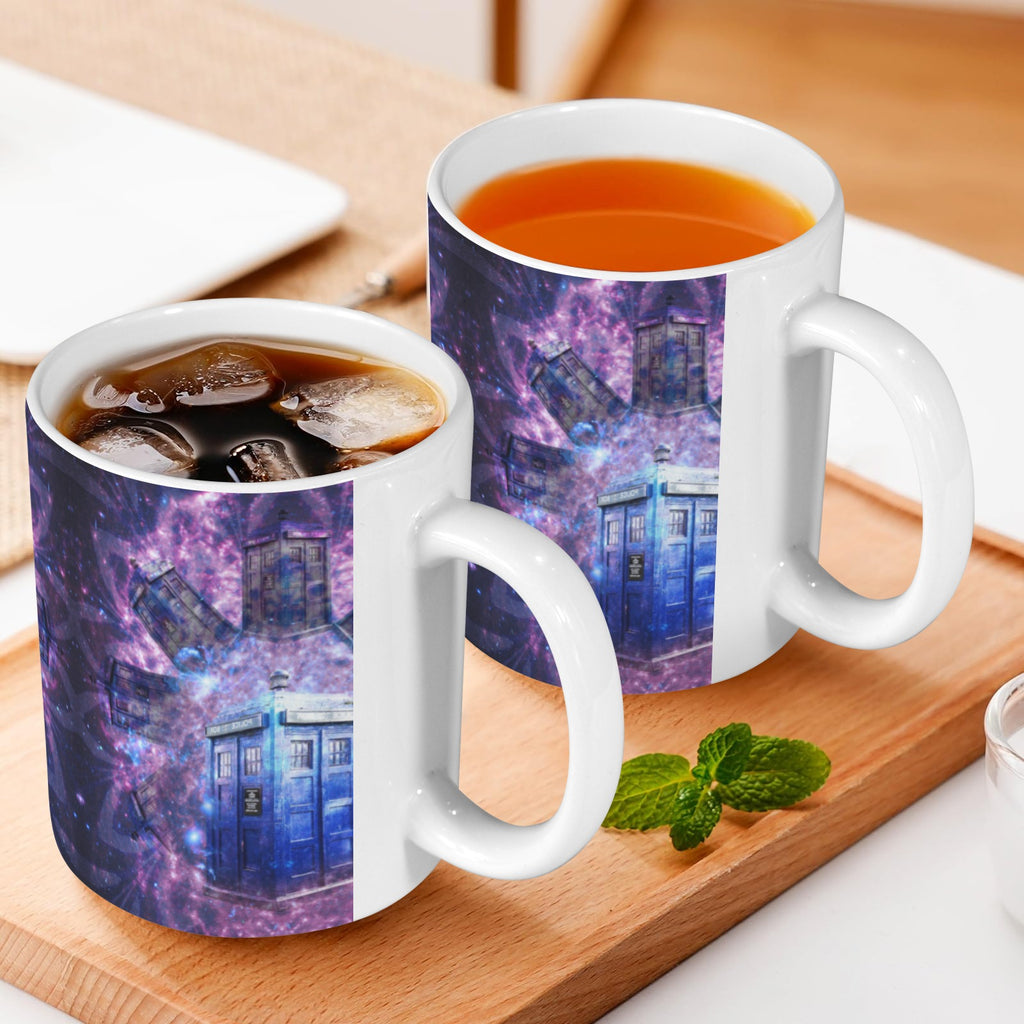 Katerina's Through Time & Space Doctor Desires Custom White Mug(11OZ)(Set of 2) | Ships from USA