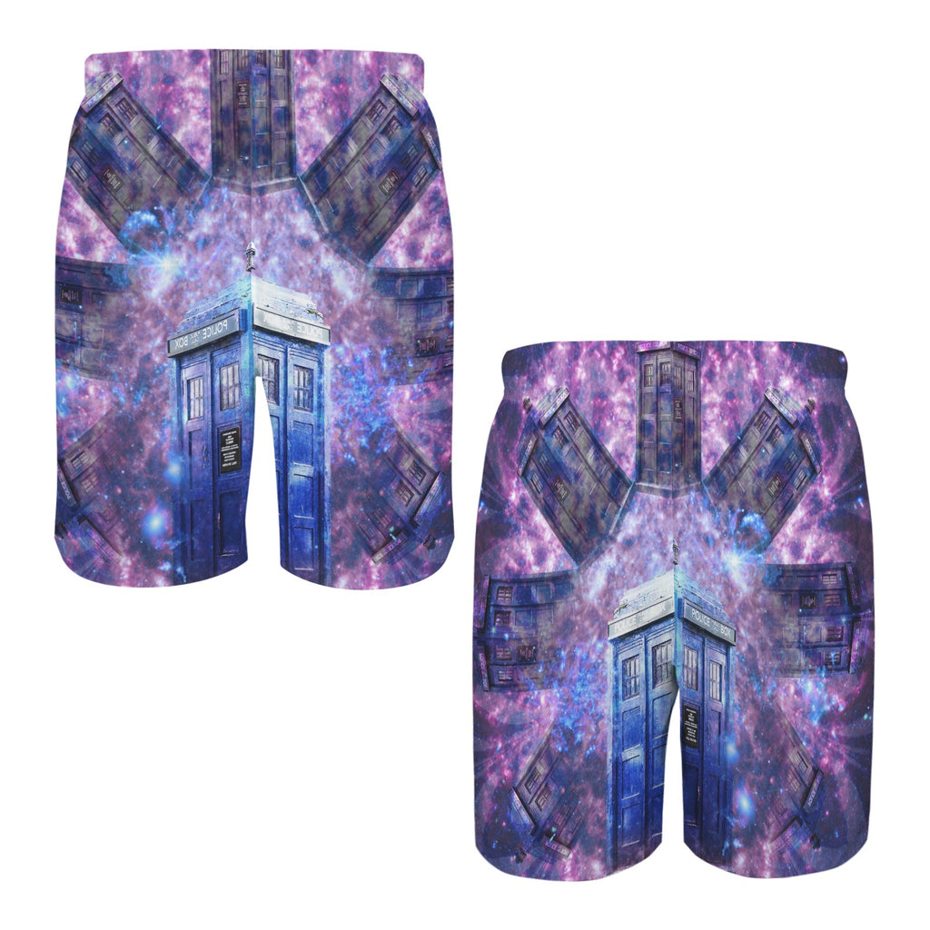 Katerina's Through Time & Space Doctor Desires Men's All Over Print Beach Shorts (Sets 26) | Ships from USA