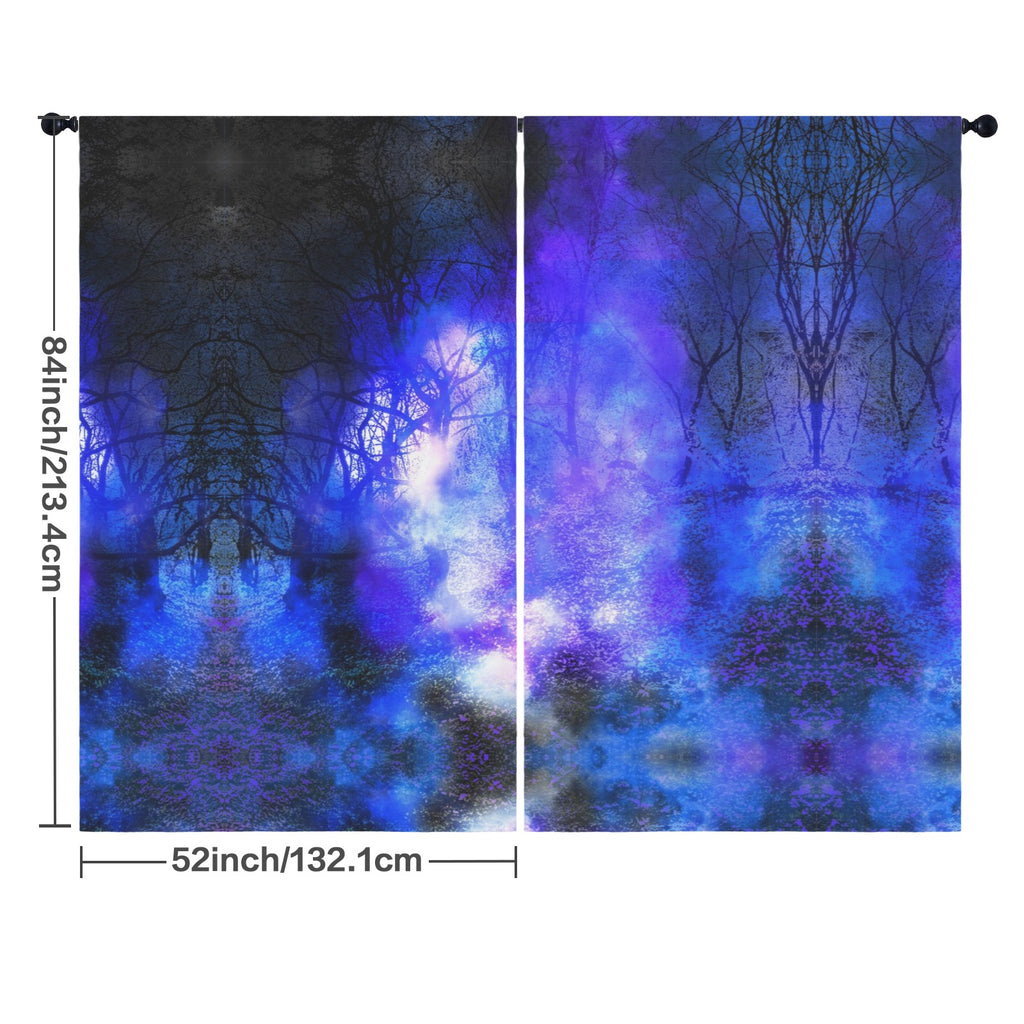 Katerina's Translyvanian Night Dreams Floor-To-Ceiling Curtain 52x84inch | Ships from USA