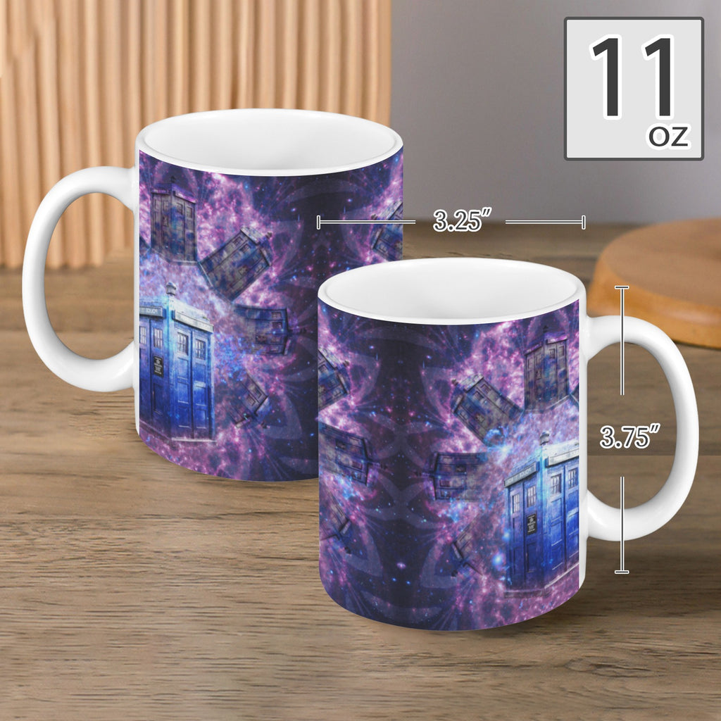 Katerina's Through Time & Space Doctor Desires Custom White Mug(11OZ)(Set of 2) | Ships from USA
