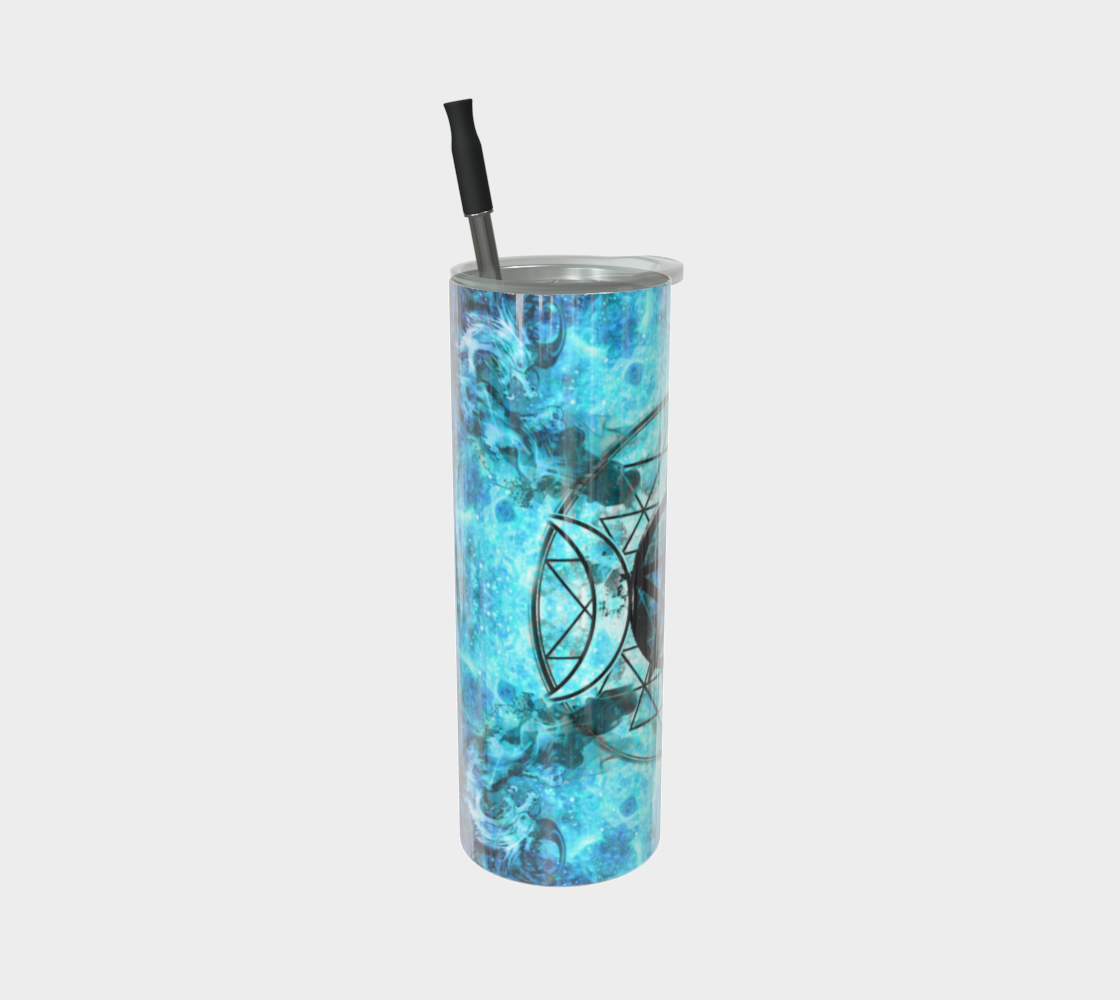 Amen Jin's all the White Horses Triple Goddess Meditations Stainless Steel Tumbler