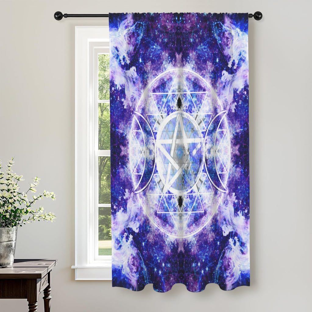 Amen Jin's Katerina's Drcaularian Dragoness Triple Goddess Meditations Window Curtain 52" x 63" ( 1 Piece ) | Ships from USA