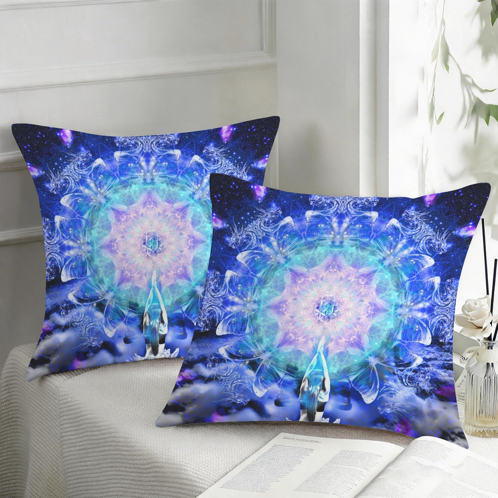 Amen Jin's Katerina's Eros & Psyche Metamorphosis Meditations Custom Pillow Cases 18" x 18" (2-Pack) | Ships from USA