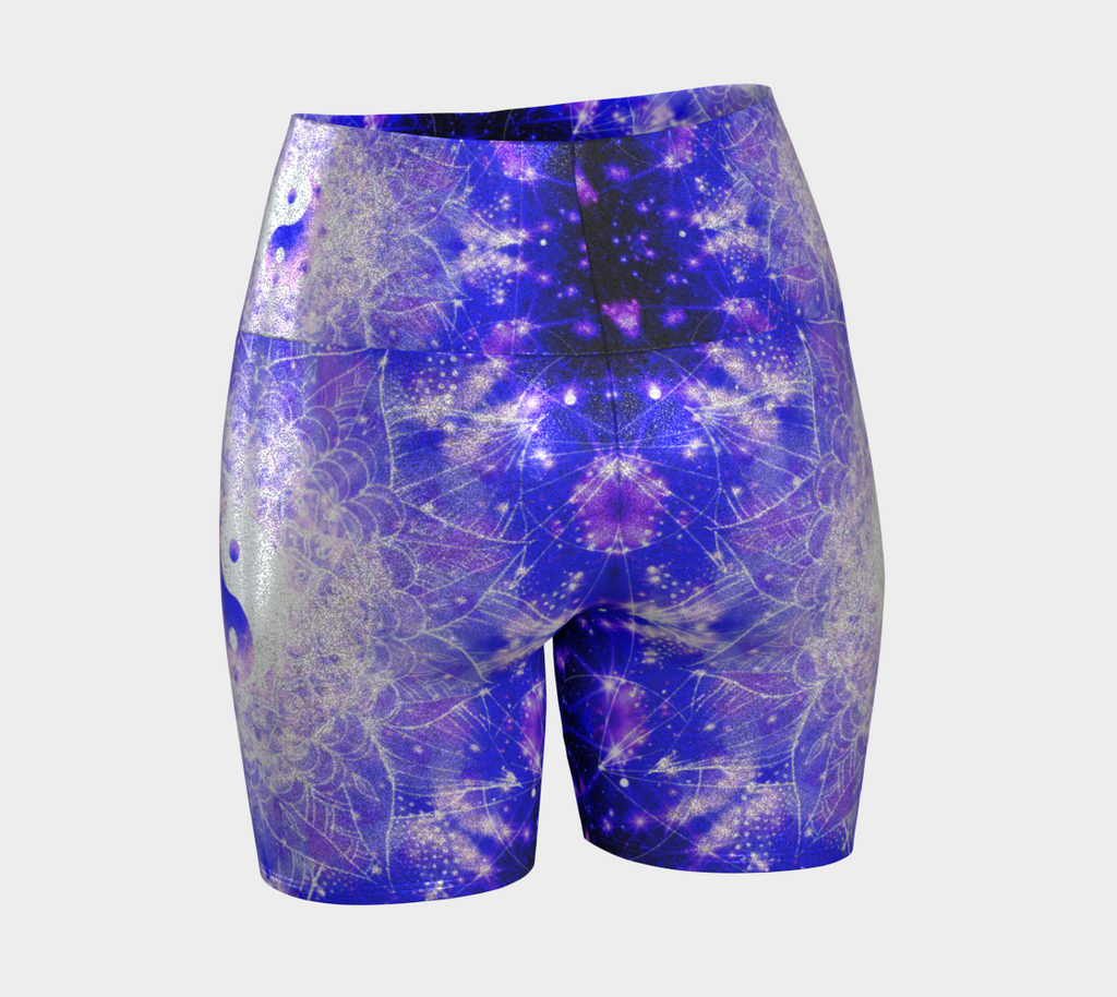 Katerina's Psyche Desires Yin Yang Meditations Yoga Shorts