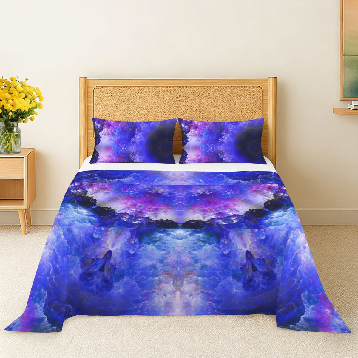 Katerina's I Will Come Again Desires 3-Piece Bedding Set (Bed Sheet + Pillowcases)  | Ships from USA
