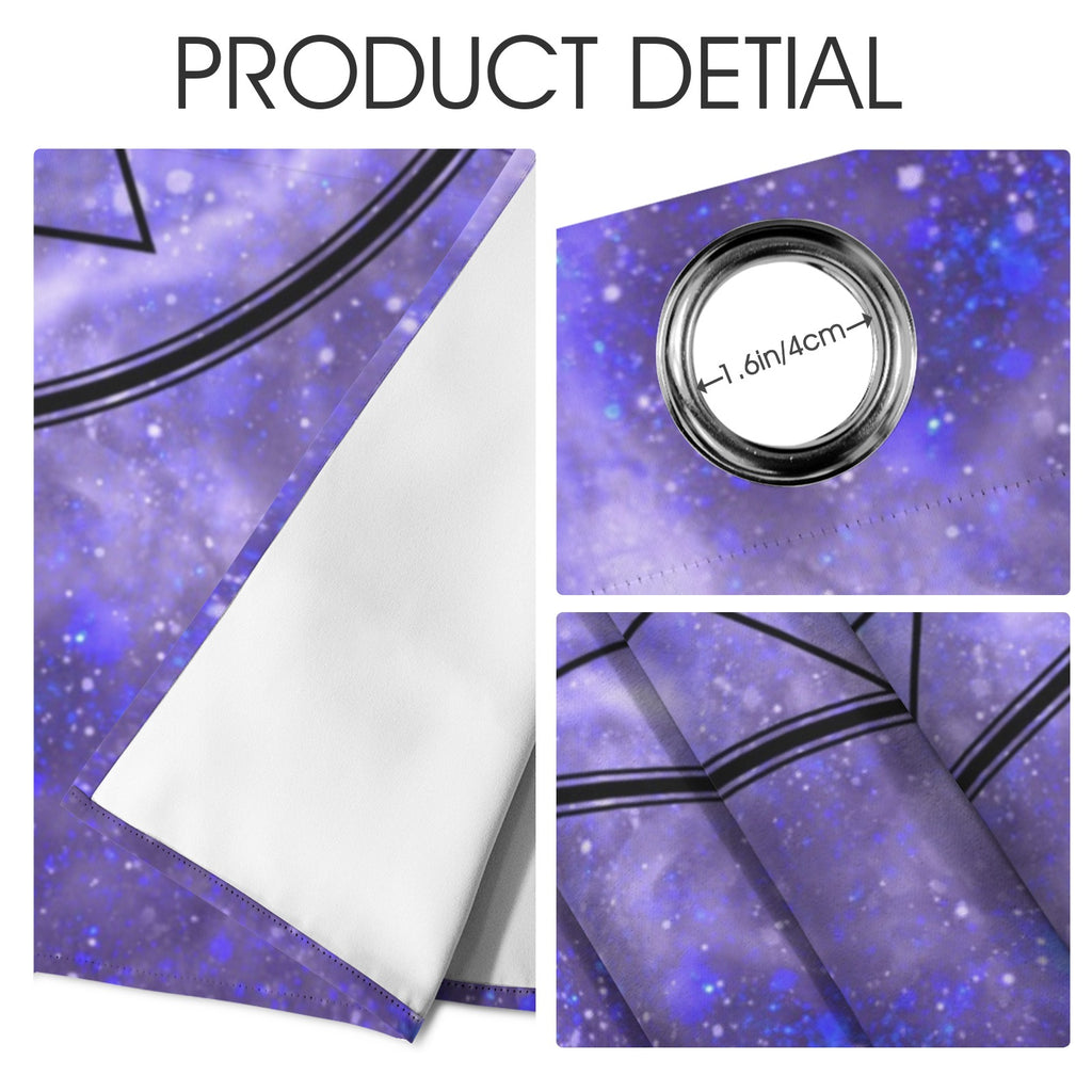 Katerina's Triple Goddess Magickal Desires Grommet Curtain 42" x 63" ( 1 Piece ) | Ships from USA