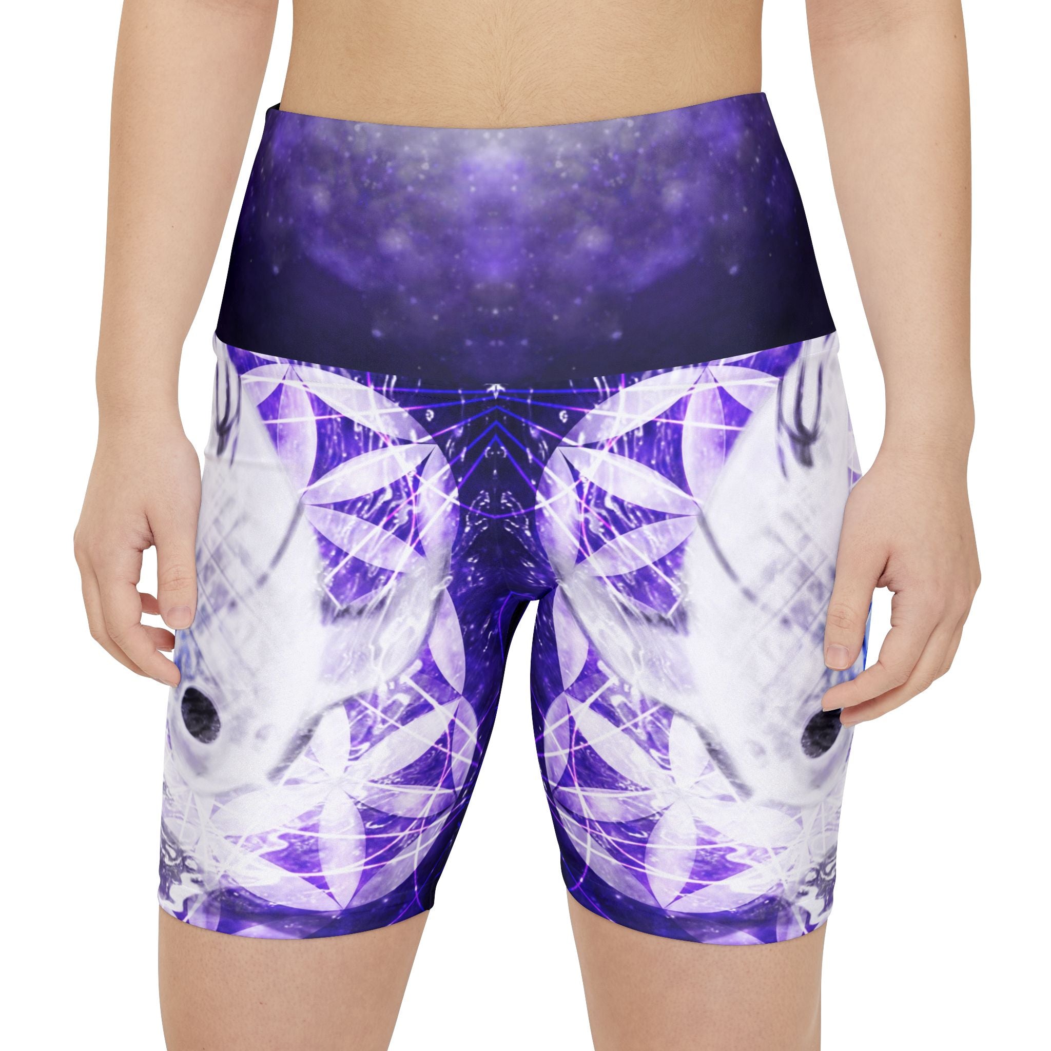 Katerina's We Will Go Home Koi Meditations Women's Workout Shorts