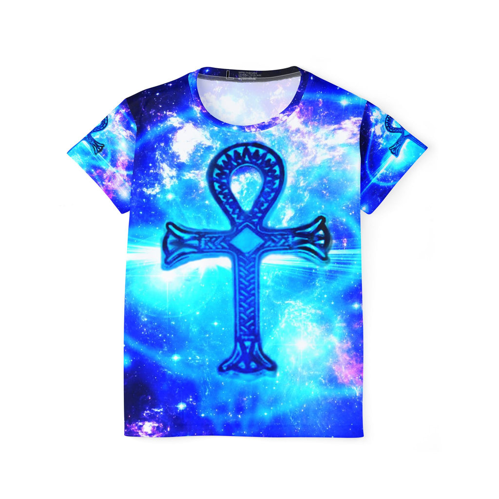 Iridescent Ankh Dreams Women's Sports Jersey