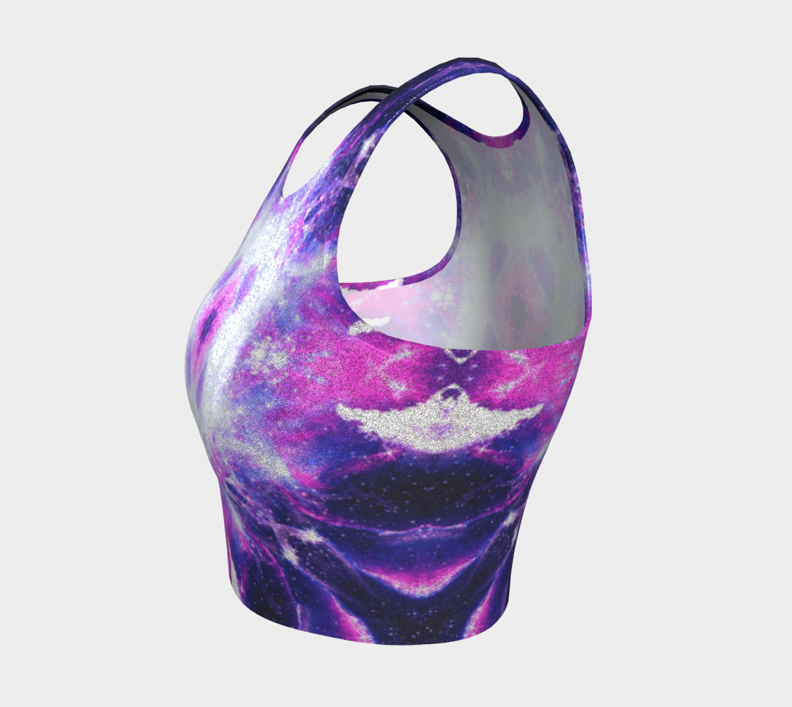Katerina's Twin Flame Love Desires Athletic Crop Top