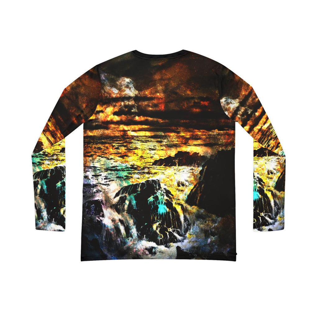 Breathe Again Cosmic Falls Dreams Women's Long Sleeve V-neck Shirt