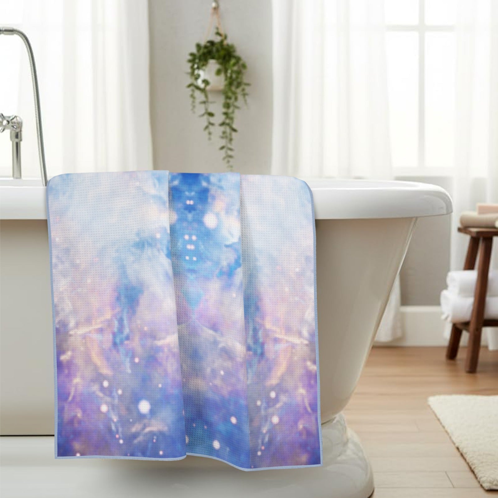 Katerina's Winterborn Desires Waffle Weave Bath Towel 29" x 58" | Ships from USA