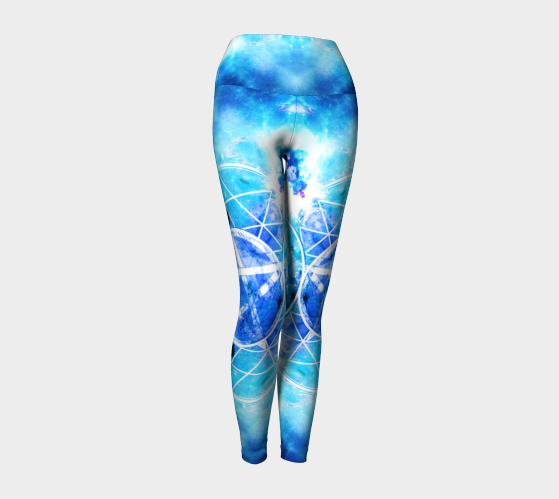Amen Jin's Mandala of Dragon Fire Desires Triple Goddess Meditations Yoga Leggings
