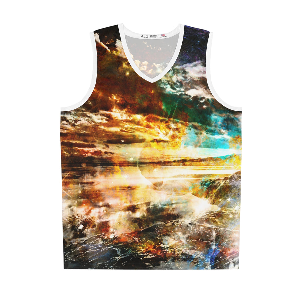 Breathe Again Dancing Sea Dreams Basketball Jersey