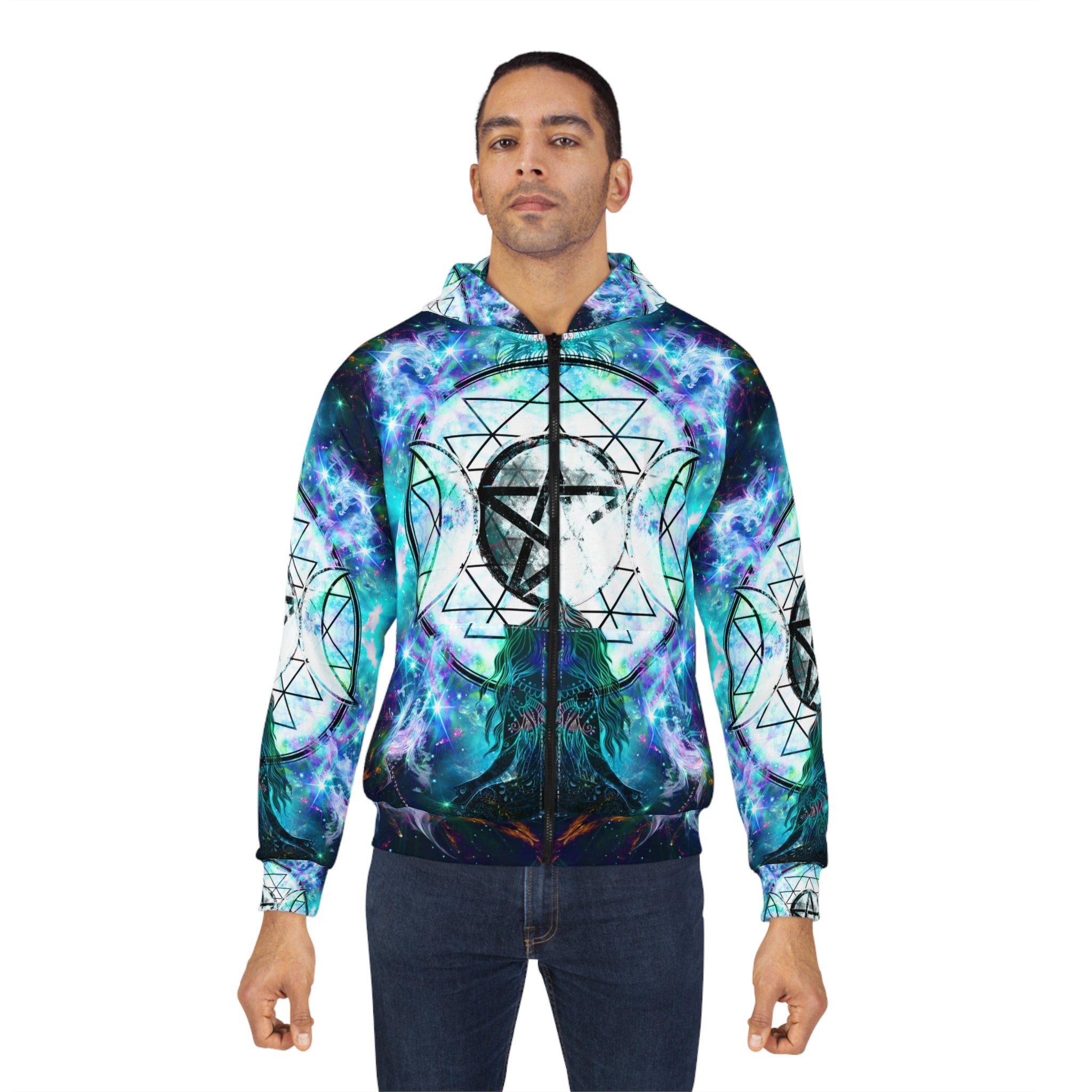 Katerina's Now and Forever Magickal Awakening Meditations Unisex Zip Hoodie